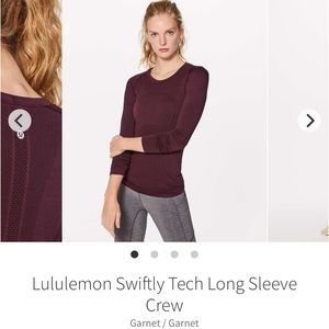 Lululemon Swiftly Tech Long Sleeve Crew